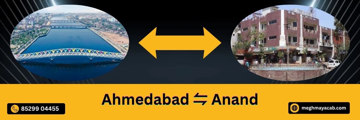 Hire Ahmedabad to Anand Car on Rent