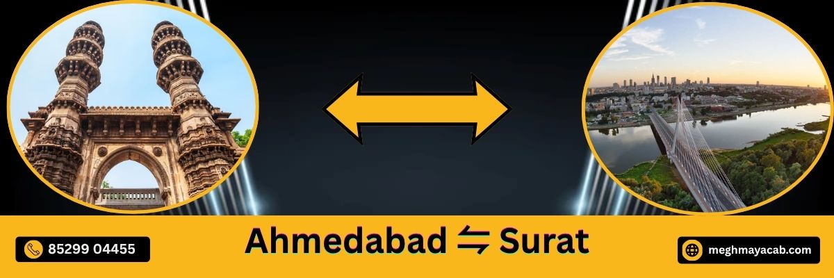 Hire Ahmedabad to Surat Car on Rent